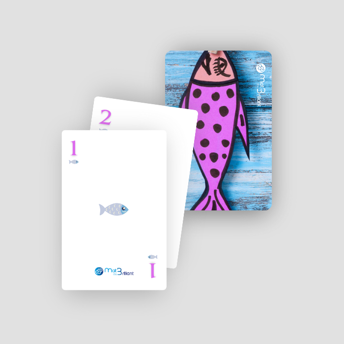 Jeu de cartes, sur mesure